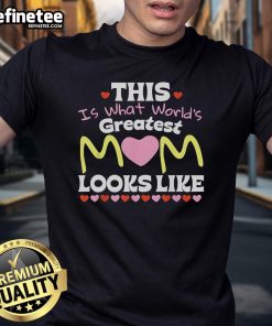 World's Greatest Mom T-Shirt for Mother's Day featuring a stylish design perfect for celebrating moms.
