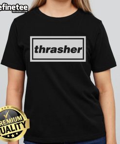 Stylish Nice Thrasher Ladies Tee featuring a bold graphic design, perfect for casual outfits and streetwear enthusiasts.