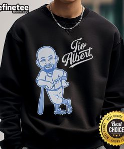 Nice Tio Albert Pujols Los Angeles Dodgers sweatshirt featuring vibrant team colors and logo, perfect for fans.