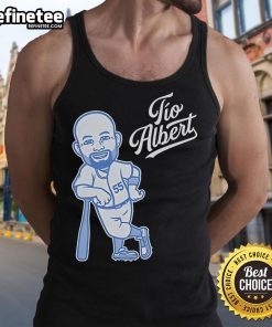 Nice Tio Albert Pujols Los Angeles Dodgers tank top featuring vibrant team colors and stylish design.