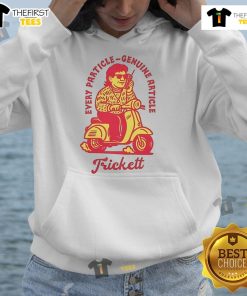 Nice Trickett England Genuine Article scooter hoodie in vibrant colors, perfect for stylish casual wear.