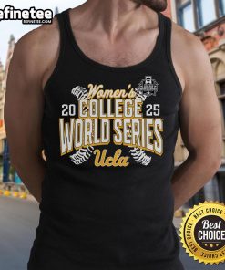 Nice UCLA Bruins 2025 NCAA Softball Women's College World Series tank top featuring vibrant team colors and logo.