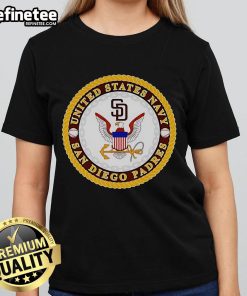 Nice United States Navy San Diego Padres ladies tee featuring team logo and stylish design for female fans.