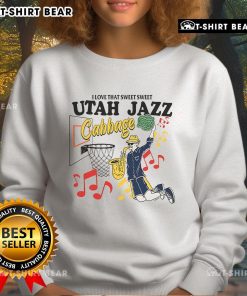 Cozy Nice Utah Jazz Cabbage sweatshirt in vibrant colors, perfect for fans and casual wear.
