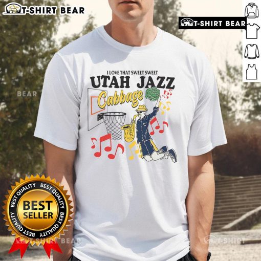 Nice Utah Jazz Cabbage T-Shirt featuring vibrant graphics and comfortable fit, perfect for any Jazz fan.