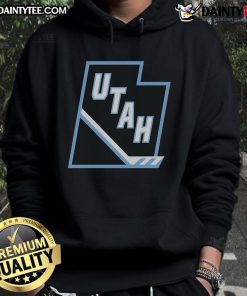 Nice Utah Mammoth Tertiary Logo Hoodie featuring a stylish design and vibrant colors for casual wear.