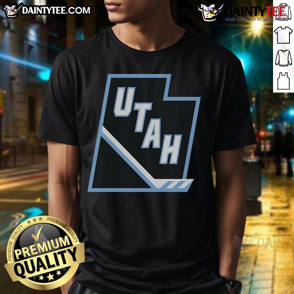Nice Utah Mammoth Tertiary Logo T Shirt Alt Text: Nice Utah Mammoth Tertiary Logo T-Shirt featuring a stylish design and vibrant colors, perfect for casual wear.
