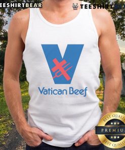 Stylish Nice Vatican Beef Tank Top featuring vibrant graphics and a comfortable fit, perfect for casual wear.