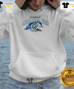 Nice Vetements Marianas Web Deep Web Paradise Hoodie featuring bold graphics and a stylish design for streetwear enthusiasts.
