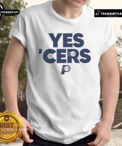 Nice vintage Yes Cers basketball T-shirt featuring a retro design and bold graphics, perfect for sports enthusiasts.