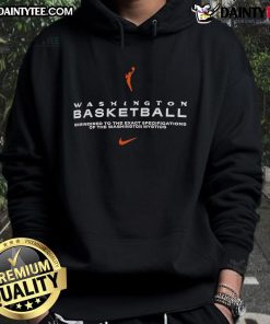 Washington Mystics hoodie engineered for performance, featuring team colors and logo, perfect for fans and athletes alike.