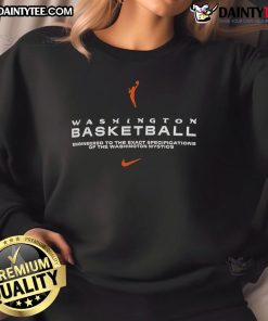 Nice Washington Basketball sweatshirt designed for the Washington Mystics, featuring team colors and logo.