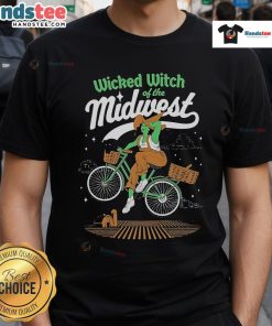 Nice Wicked Witch Of The Midwest T-Shirt featuring a fun graphic design perfect for Halloween or themed parties.