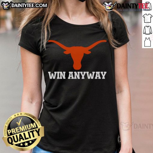 Texas Longhorns 2025 ladies tee featuring a stylish design, perfect for fans celebrating their team spirit.