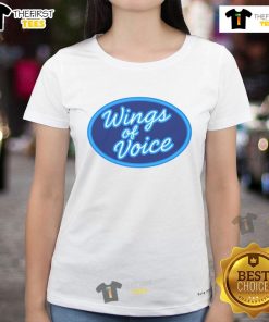 Stylish Nice Wings of Voice ladies tee featuring a unique design, perfect for casual wear and expressing individuality.