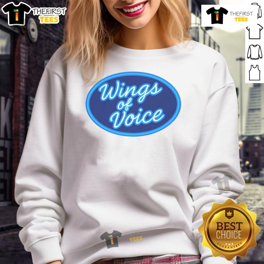Nice Wings Of Voice Sweatshirt Stylish Nice Wings Of Voice sweatshirt featuring vibrant colors and unique design, perfect for casual wear.