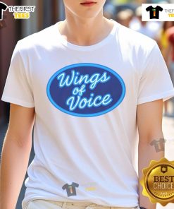 Nice Wings Of Voice T-Shirt featuring a vibrant graphic and comfortable fabric, perfect for expressing your unique style.