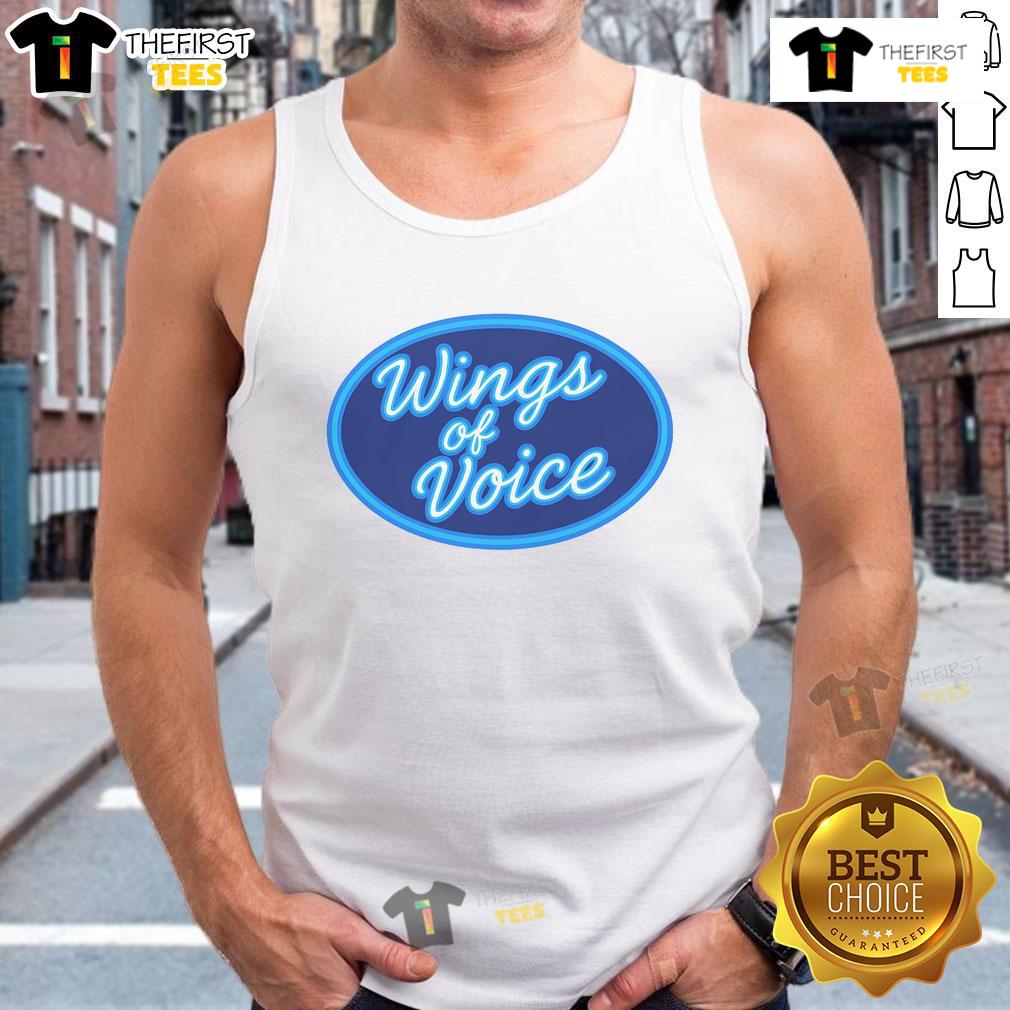 Nice Wings Of Voice Tank Top Stylish Nice Wings of Voice tank top featuring vibrant colors and a trendy design, perfect for casual summer wear.