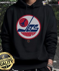 Nice Winnipeg Jets 1979 Retro Logo Hoodie featuring vintage design and team colors for fans and collectors.