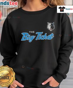 Alt Text: Nice Wolf The Big Ticket Sweatshirt featuring a stylish design and cozy fit, perfect for casual wear.