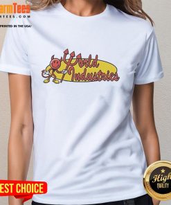 Nice World Industries Devil Oval Ladies Tee featuring a stylish graphic design for trendy women's casual wear.