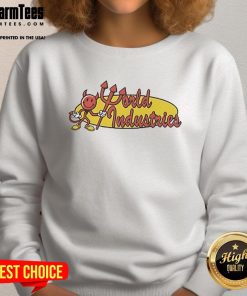 Nice World Industries Devil Oval Sweatshirt in black with bold graphic design, perfect for casual streetwear style.