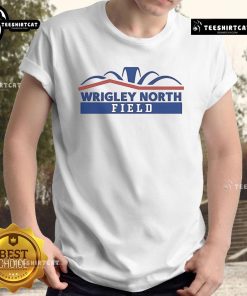 Nice Wrigley North Field T-Shirt featuring a vintage design and vibrant colors, perfect for baseball fans.