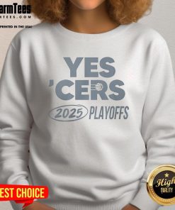 Nice Yes Cers 2025 Playoffs Sweatshirt in vibrant colors, perfect for fans celebrating playoff season.