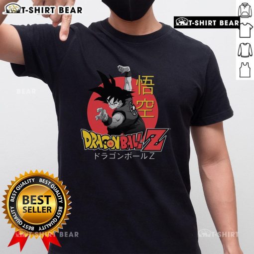Alt Text: Official Dragon Ball Z Goku Saiyan vintage 90s T-shirt featuring iconic anime character in vibrant colors.