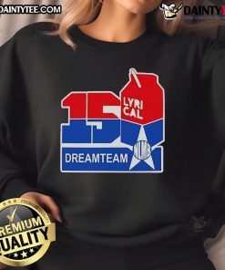 Official 150 Lyrical Dreamteam Sweatshirt in black, featuring stylish graphics and a cozy fit for ultimate comfort.