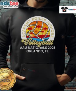 Alt Text: Official 2025 AAU Championships Orlando hoodie featuring vibrant colors and stylish design for sports enthusiasts.