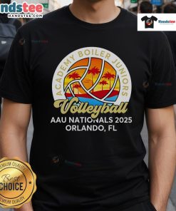 Official 2025 AAU Championships Orlando T-shirt featuring vibrant graphics and event logo for athletes and fans.