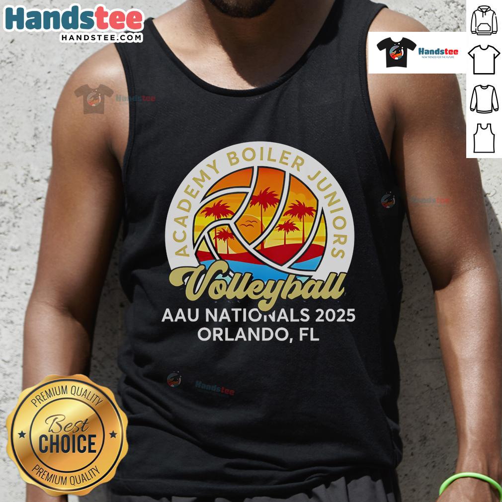 Official 2025 Aau Championships Orlando Tank Top Official 2025 AAU Championships Orlando tank top featuring vibrant colors and logo, perfect for athletes and fans.