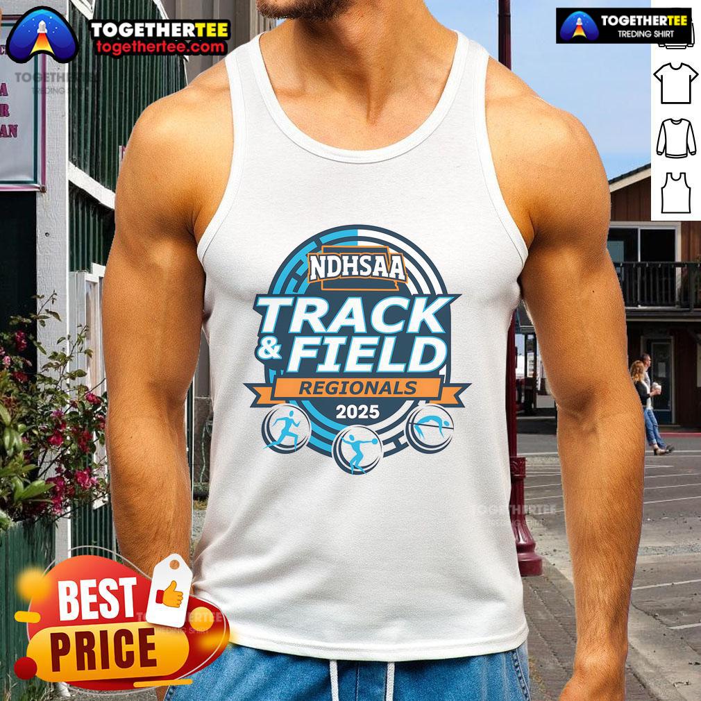 Official 2025 Ndhsaa Class B Southwest Region Track & Field Logo Tank Top Official 2025 NDHSAA Class B Southwest Region Track & Field logo tank top featuring vibrant design and athletic fit.