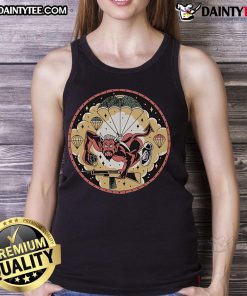 Official 508th FFTS Athletic Tank Top in navy blue, featuring the squadron logo and breathable fabric for training.