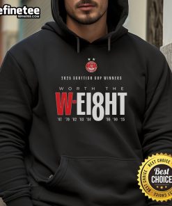 Official Aberdeen F.C. 2025 Scotland Cup Winners Hoodie featuring club logo and championship details.