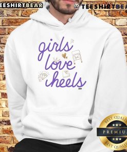 Official AEW Heels Girls Love Heels Hoodie featuring stylish design and vibrant colors for wrestling fans.