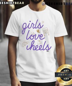 Official AEW Heels Girls Love Heels T-Shirt featuring stylish graphics perfect for wrestling fans and fashion lovers.