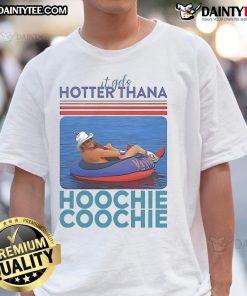 Official Alan Jackson Hotter Than A Hoochie Coochie T-Shirt featuring a bold design and country music theme.