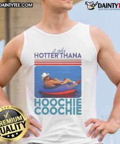 Official Alan Jackson Hotter Than A Hoochie Coochie tank top featuring bold graphics and a stylish design for fans.