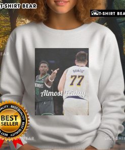 Alt Text: Official Almost Friday Ant-Man Sweatshirt featuring a stylish design for Marvel fans, perfect for casual wear.