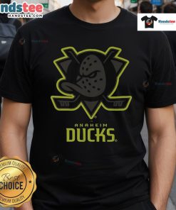 Official Anaheim Ducks Highlight Reel T-Shirt featuring vibrant team graphics and comfortable fit for fans.
