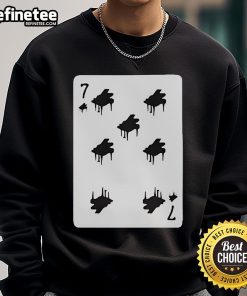 Alt Text: Official Andre 3000 Piano Cactus Card Sweatshirt featuring a unique design with vibrant colors and artistic details.