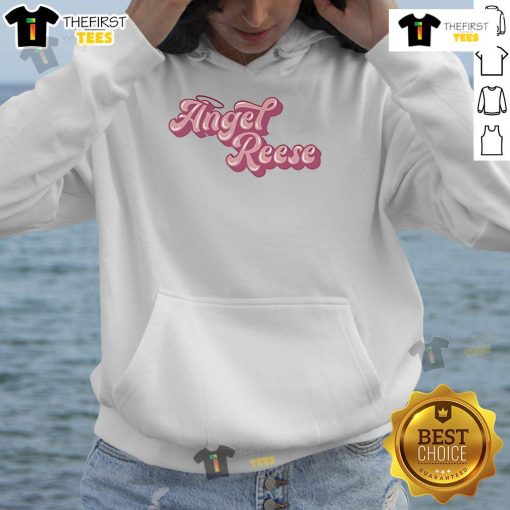 Official Angel Reese Logo Hoodie featuring a stylish design and vibrant colors, perfect for fans and fashion enthusiasts.