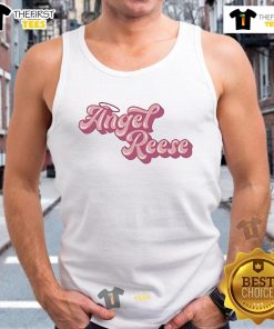 Official Angel Reese Logo Tank Top featuring a stylish design and vibrant colors, perfect for fans and athletes.