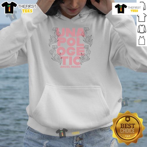 Official Angel Reese Unapologetic Hoodie featuring bold graphics, perfect for fans and supporters of Angel Reese.