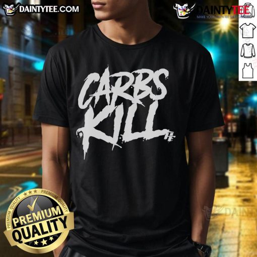 Official Athletic and Functional Carbd Kill T-Shirt in black, featuring a stylish design for fitness enthusiasts.