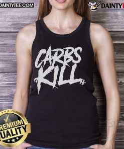 Official Athletic and Functional Carbd Kill Tank Top in black, perfect for workouts and casual wear.