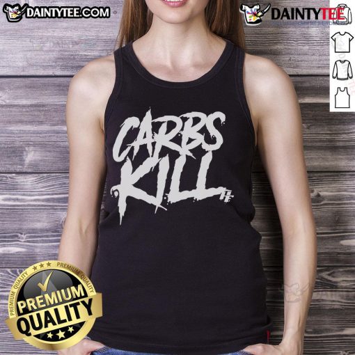 Official Athletic and Functional Carbd Kill Tank Top in black, perfect for workouts and casual wear.