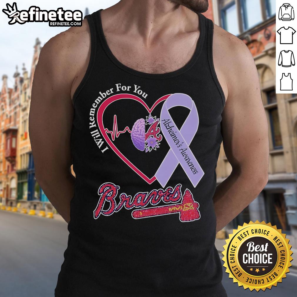 Official Atlanta Braves I Will Remember For You Alzheimer's Awareness Heartbeat Brain Tank Top Official Atlanta Braves I Will Remember For You Alzheimer's Awareness Heartbeat Brain Tank Top for fans and supporters.